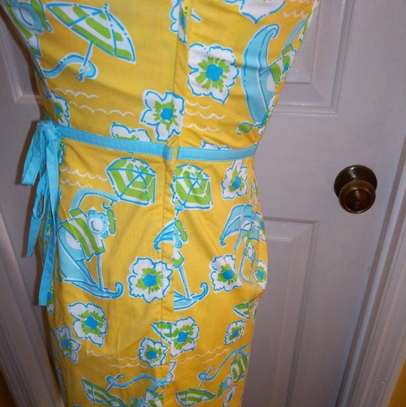 Lilly Pulitzer Les Monkey Strapless Dress - Picture 5 of 6